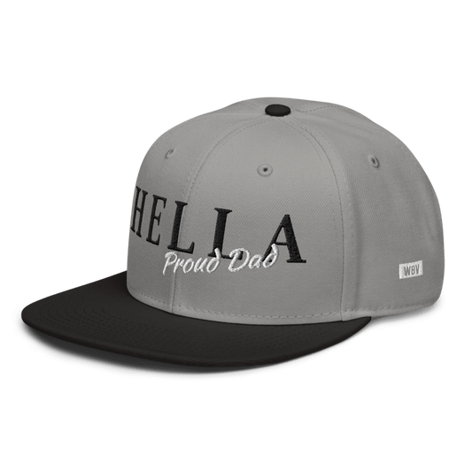 Hella Proud Dad Monochrome Snapback