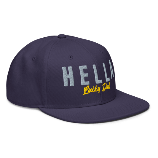 Hella Proud Dad Navy Snapback