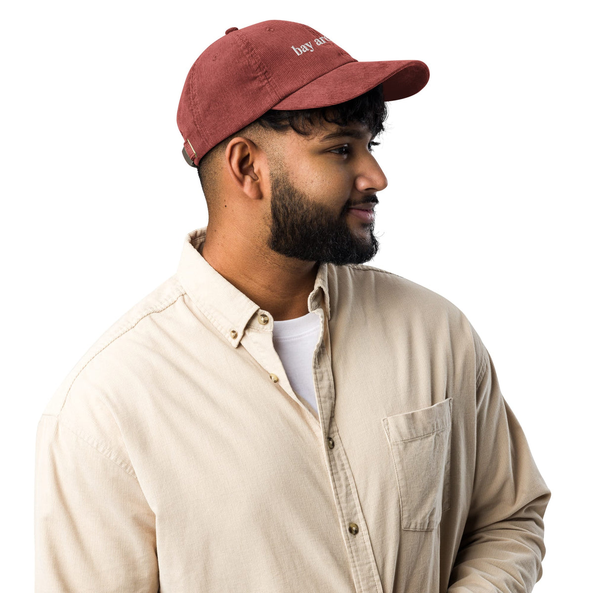 w8v clothing Hats > Baseball Caps > Dad Hats > Corduroy Bay Area Dad Cranberry Dad Hat Bay Area Dad Cranberry Dad Hat