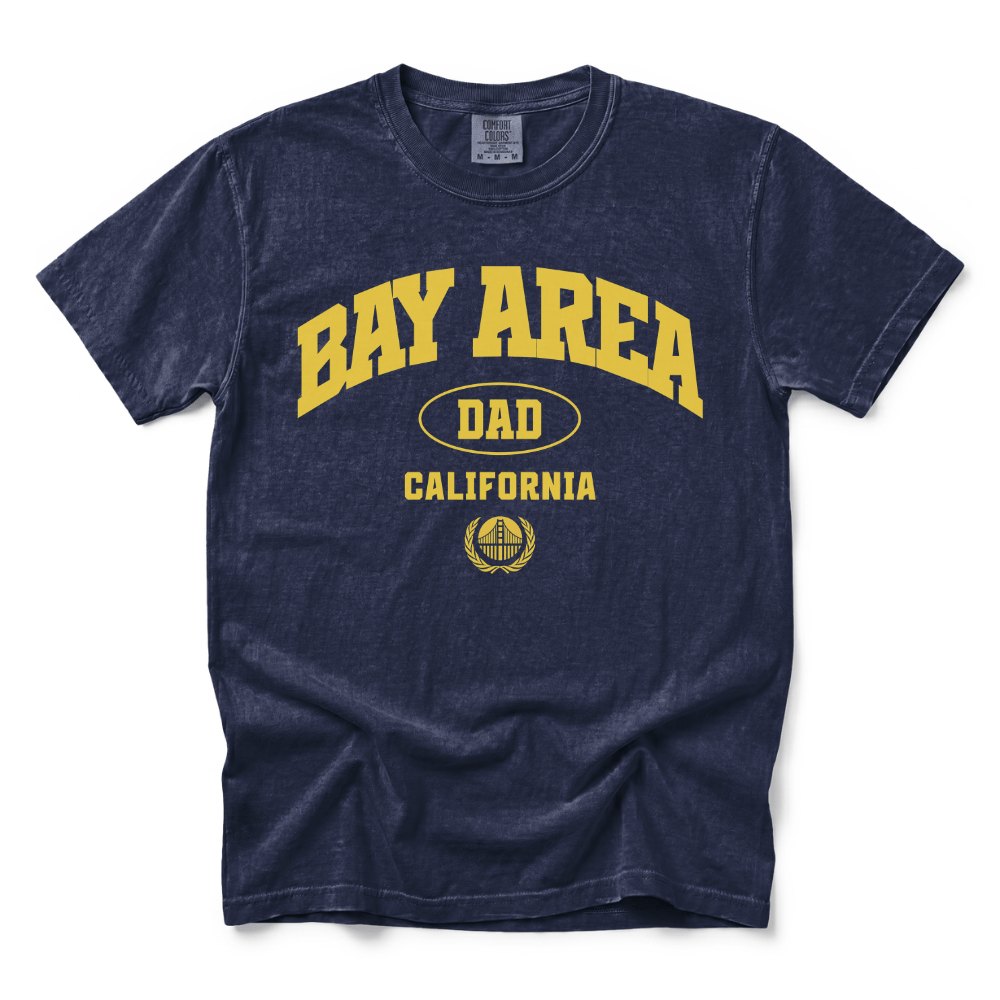w8v clothing T-Shirt Bay Area California Dad T-Shirt Bay Area California Dad T-Shirt