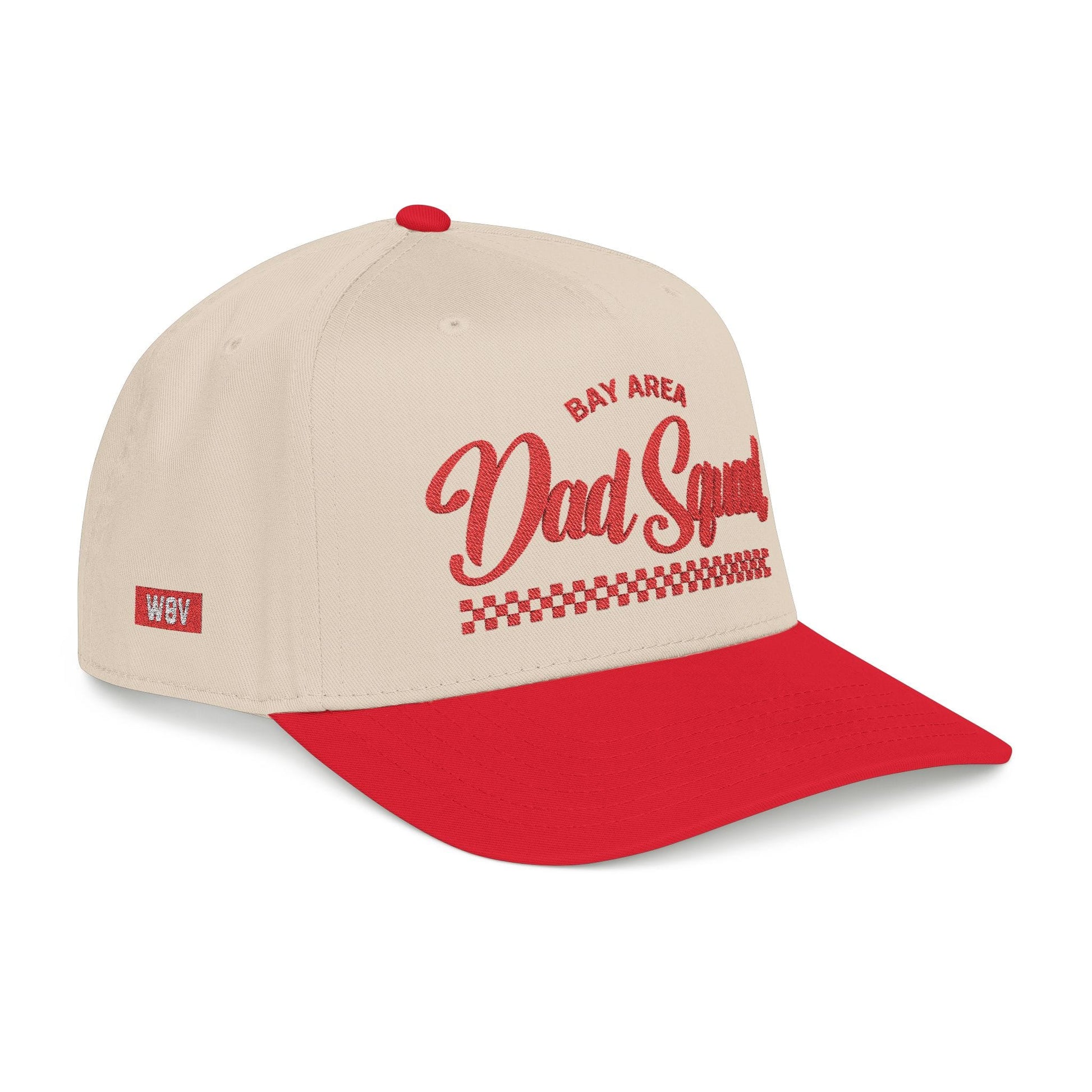 w8v clothing Hats > Baseball Caps > Snapback Hats Dad Squad - Red Checkered Snapback Dad Squad - Red Checkered Snapback