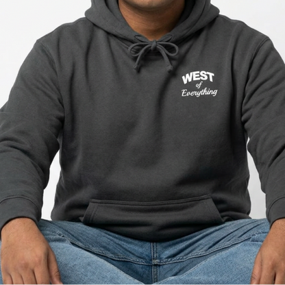 W8V "West of Everything" Hoodie — Pepper Gray