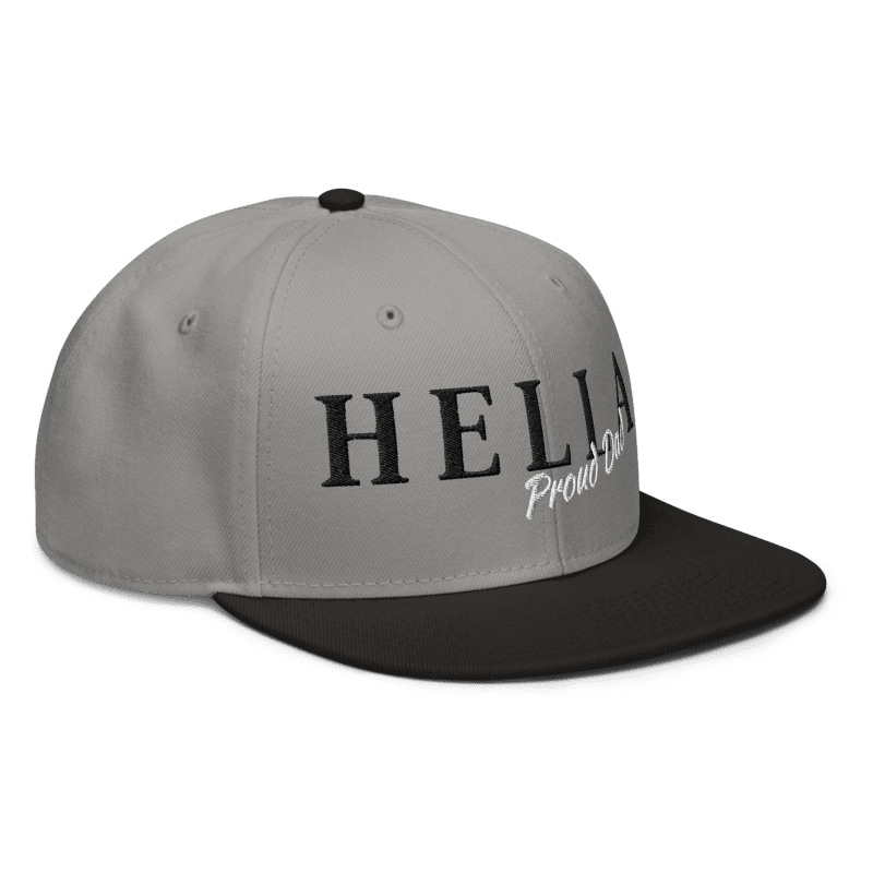Hella Proud Dad Monochrome Snapback