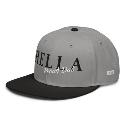 Hella Proud Dad Monochrome Snapback
