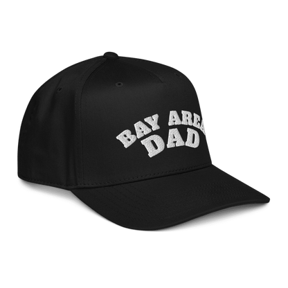 Black and White Bay Area Dad Snapback