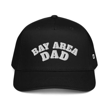 Black and White Bay Area Dad Snapback