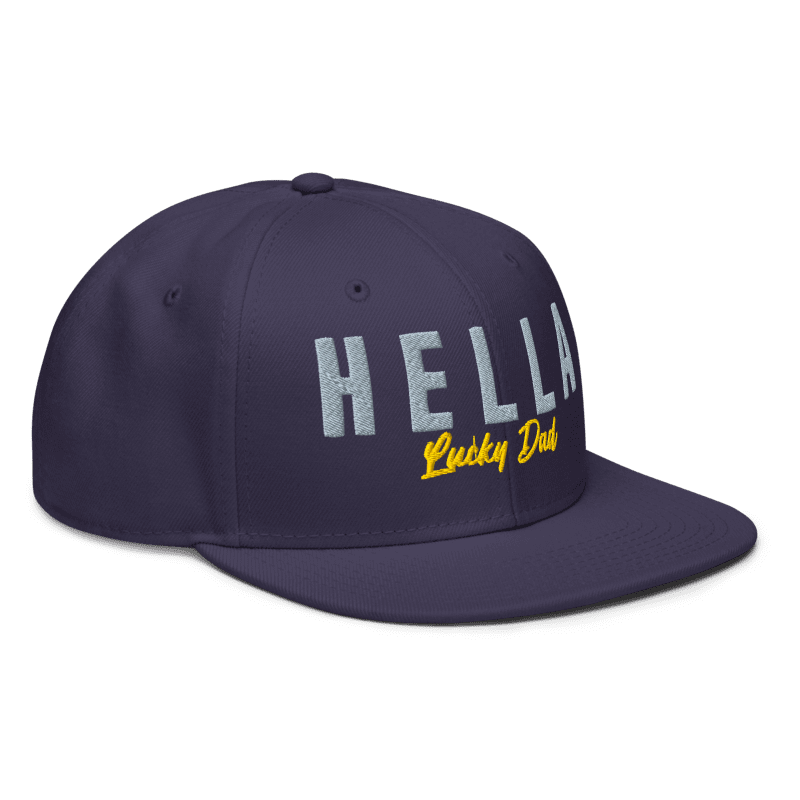 Hella Proud Dad Navy Snapback