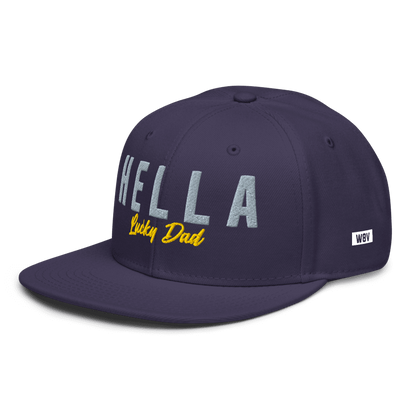 Hella Proud Dad Navy Snapback