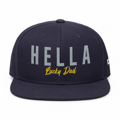 Hella Proud Dad Navy Snapback
