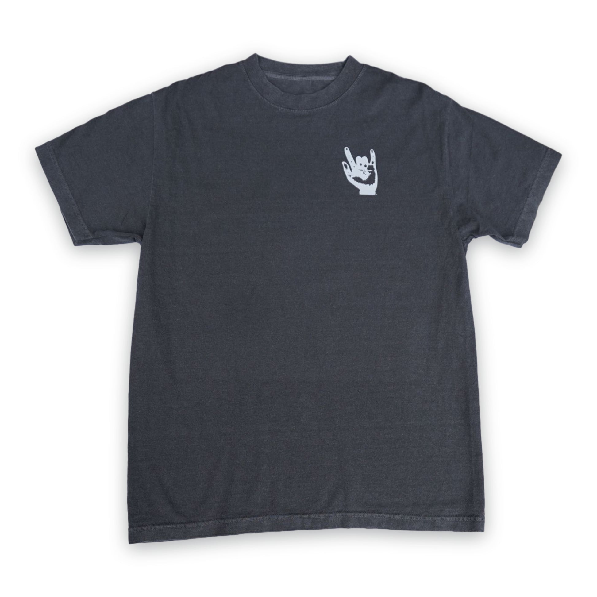 Bay Area This Is Us Shirt Front View Flat Lay Charcoal Black