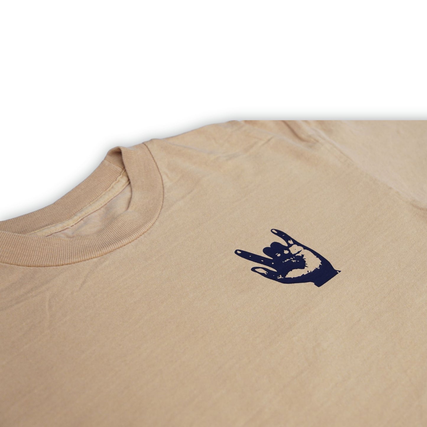 Bay Area This Is Us Shirt Front View Flat Lay Mustard Close Up