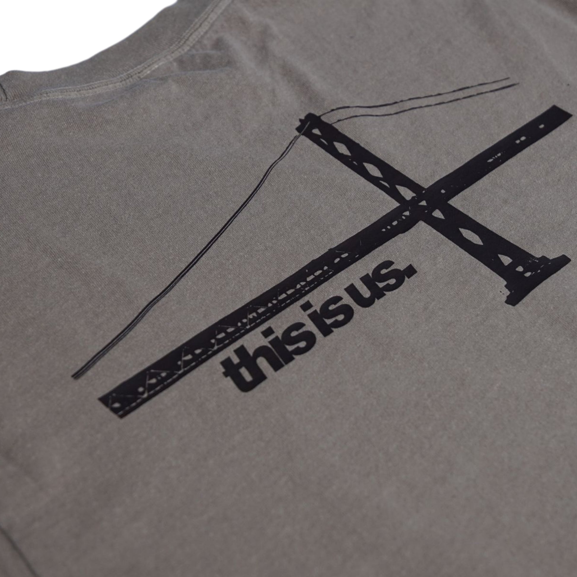 Bay Area This Is Us Shirt Back View Close Up Off Brown