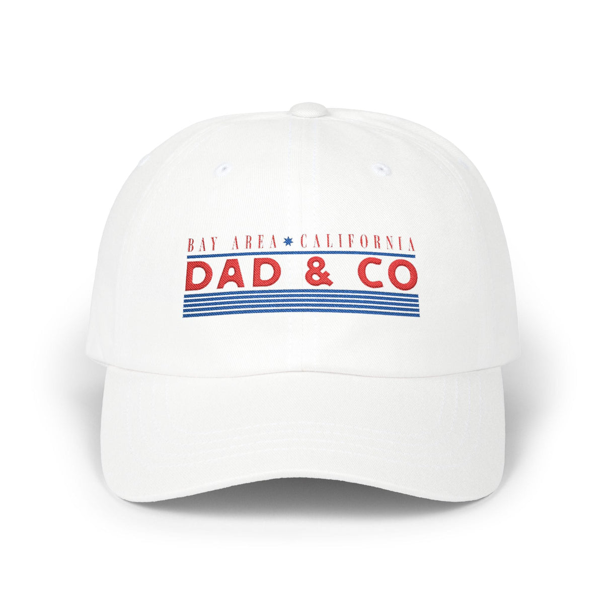 w8v clothing Hats > Baseball Caps > Dad Hats Bay Area Dad & Co. Classic Stripe Dad Hat Bay Area Dad & Co. Classic Stripe Dad Hat
