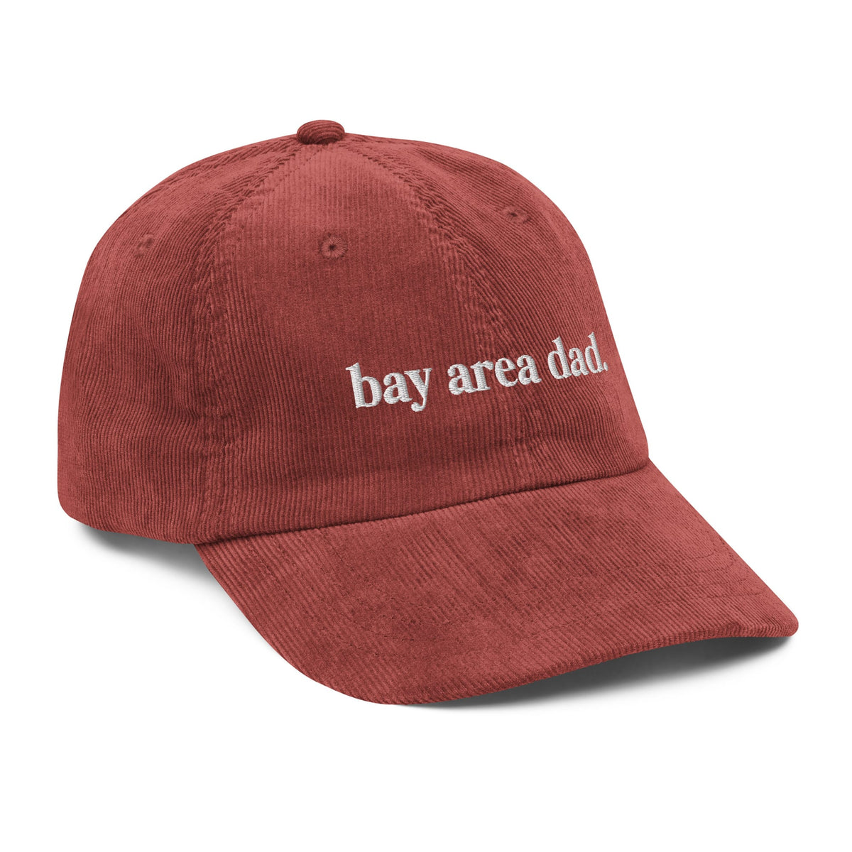 w8v clothing Hats > Baseball Caps > Dad Hats > Corduroy Bay Area Dad Cranberry Dad Hat Bay Area Dad Cranberry Dad Hat