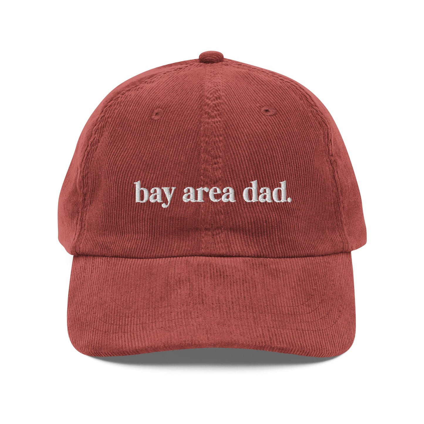 w8v clothing Hats > Baseball Caps > Dad Hats > Corduroy Bay Area Dad Cranberry Dad Hat Bay Area Dad Cranberry Dad Hat