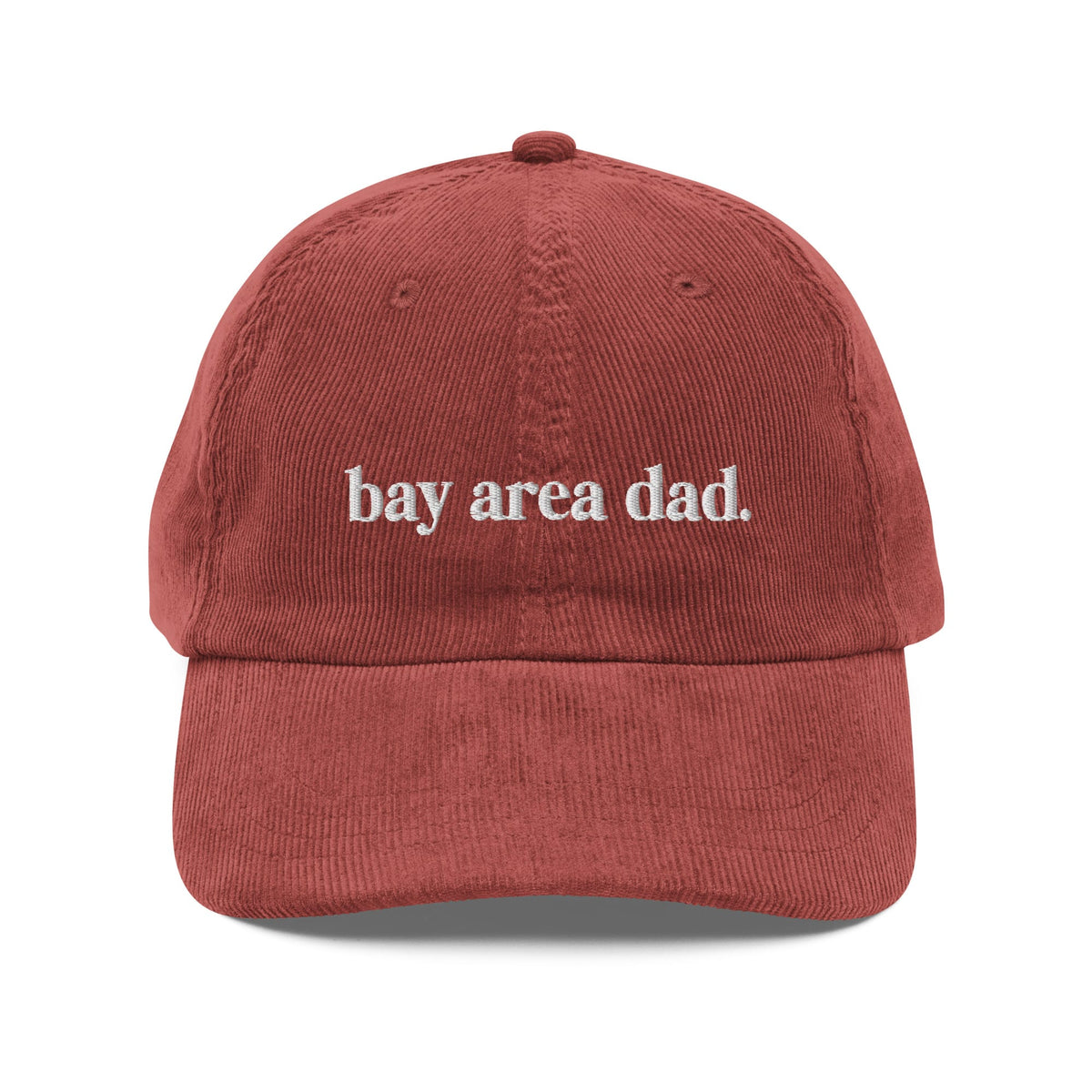 w8v clothing Hats > Baseball Caps > Dad Hats > Corduroy Bay Area Dad Cranberry Dad Hat Bay Area Dad Cranberry Dad Hat
