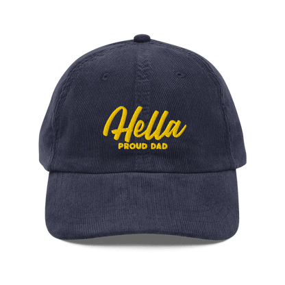 w8v clothing Hats > Baseball Caps > Dad Hats > Corduroy Hella Proud Dad Corduroy Dad Hat Hella Proud Dad Corduroy Dad Hat
