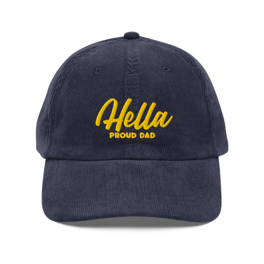 w8v clothing Hats > Baseball Caps > Dad Hats > Corduroy Hella Proud Dad Corduroy Dad Hat Hella Proud Dad Corduroy Dad Hat