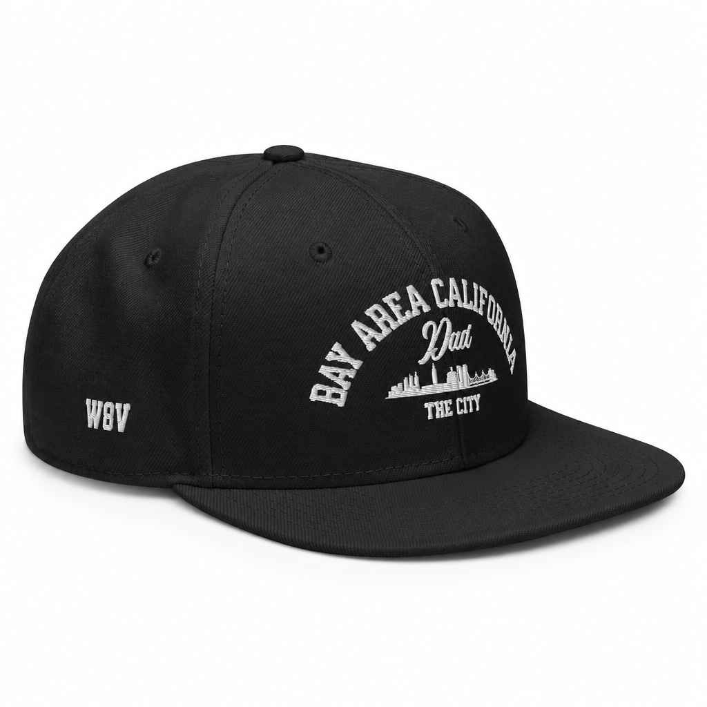 w8v clothing Hats > Baseball Caps > Snapback Hats Bay Area California Dad Snapback Bay Area California Dad Snapback