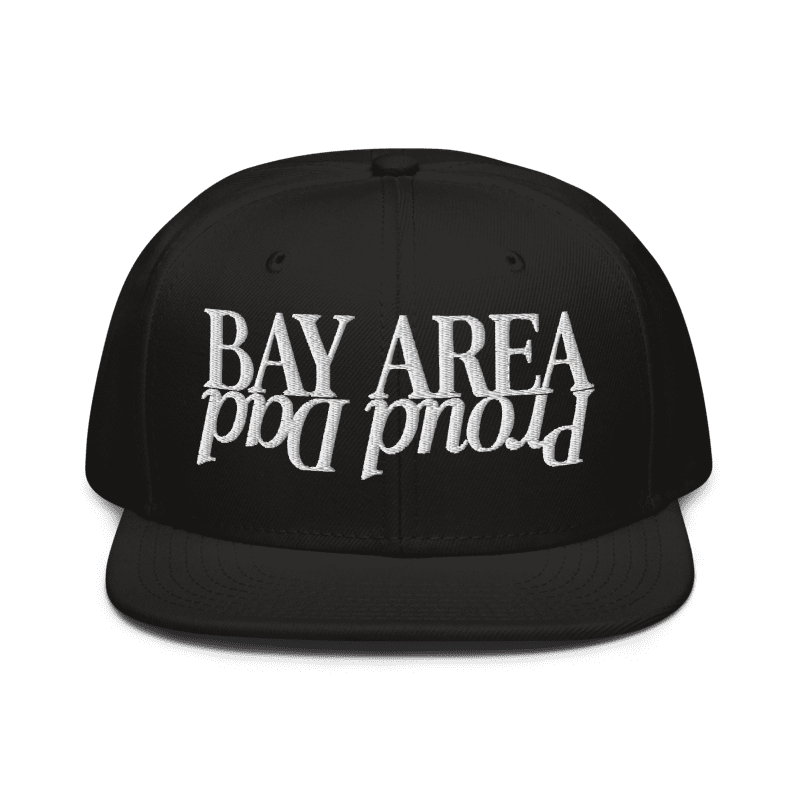 w8v clothing Hats > Baseball Caps > Snapback Hats Bay Area Proud Dad Upside Down - Snapback Bay Area Proud Dad Upside Down - Snapback