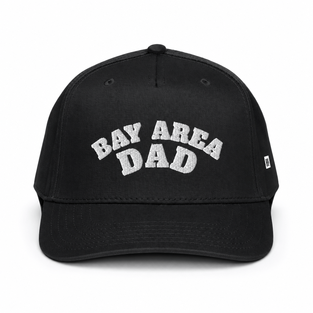 w8v clothing Hats > Baseball Caps > Snapback Hats Black and White Bay Area Dad Snapback Black and White Bay Area Dad Snapback