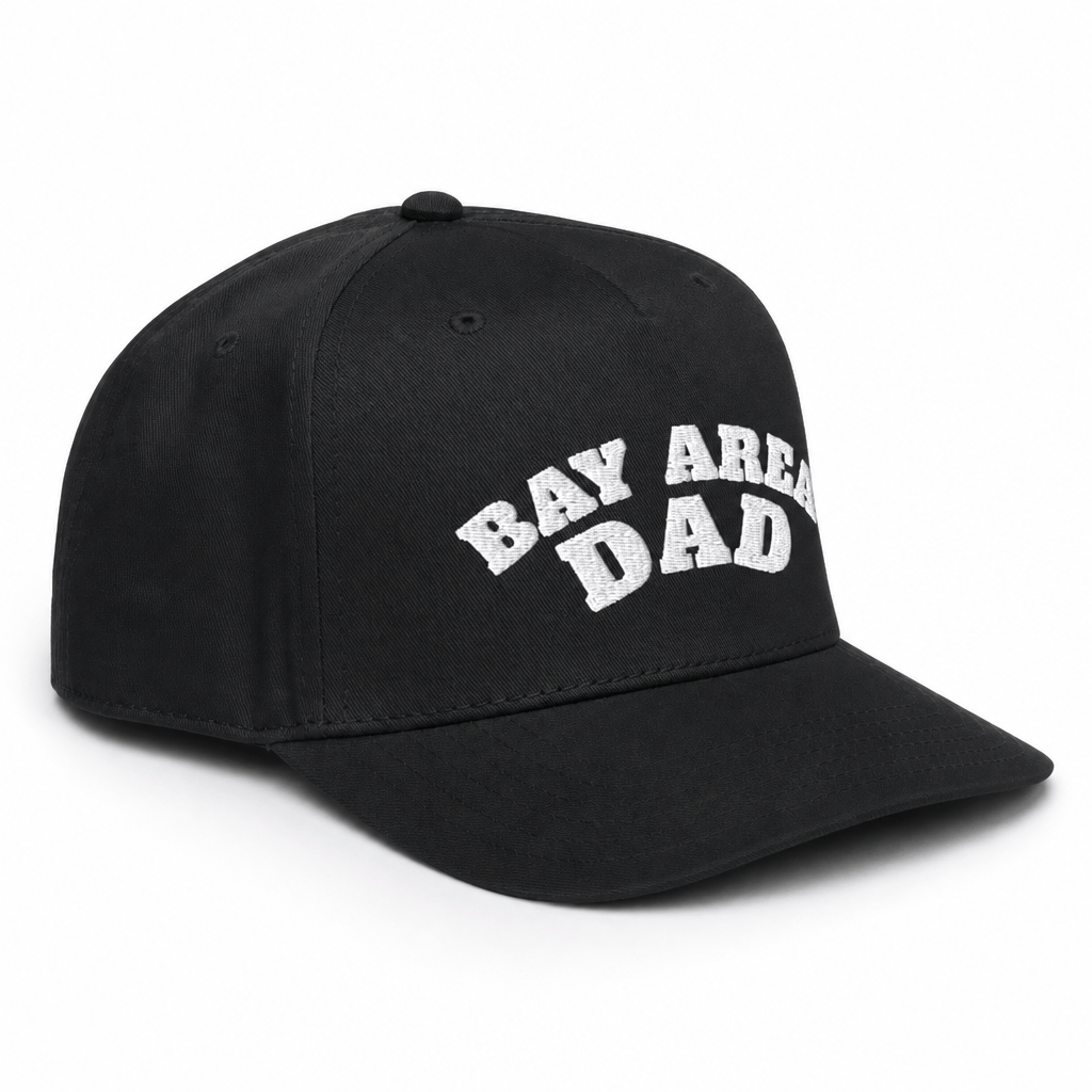 w8v clothing Hats > Baseball Caps > Snapback Hats Black and White Bay Area Dad Snapback Black and White Bay Area Dad Snapback