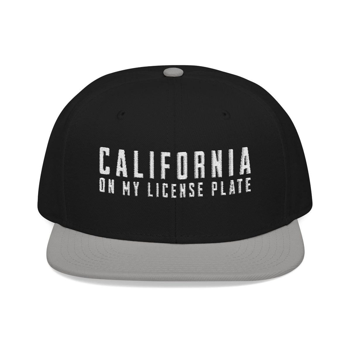 w8v clothing Hats > Baseball Caps > Snapback Hats California On My License Plate Snapback California On My License Plate Snapback
