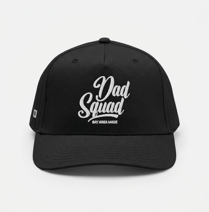 w8v clothing Hats > Baseball Caps > Snapback Hats Dad Squad - B/W Snapback Dad Squad Black & White Snapback Hat | w8v clothing