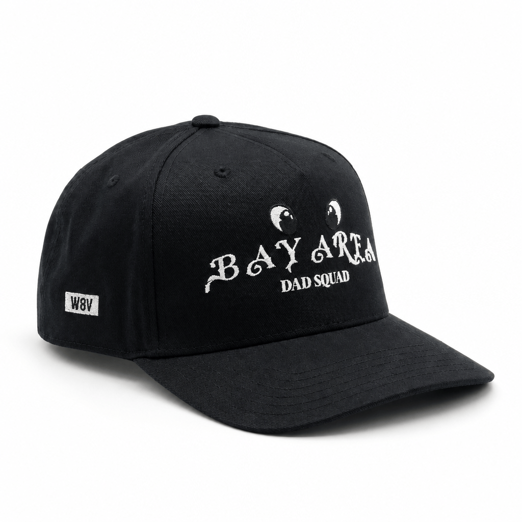 w8v clothing Hats > Baseball Caps > Snapback Hats Dad Squad - Eyes On Snapback Dad Squad Eyes On Snapback – Bay Area Streetwear | W8V