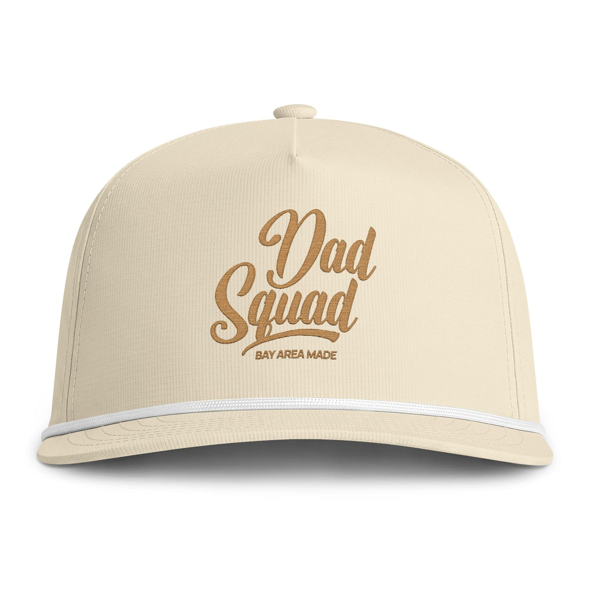 Printify Hats Dad Squad - Ivory Rope Cap Snapback Dad Squad - Ivory Rope Cap Snapback