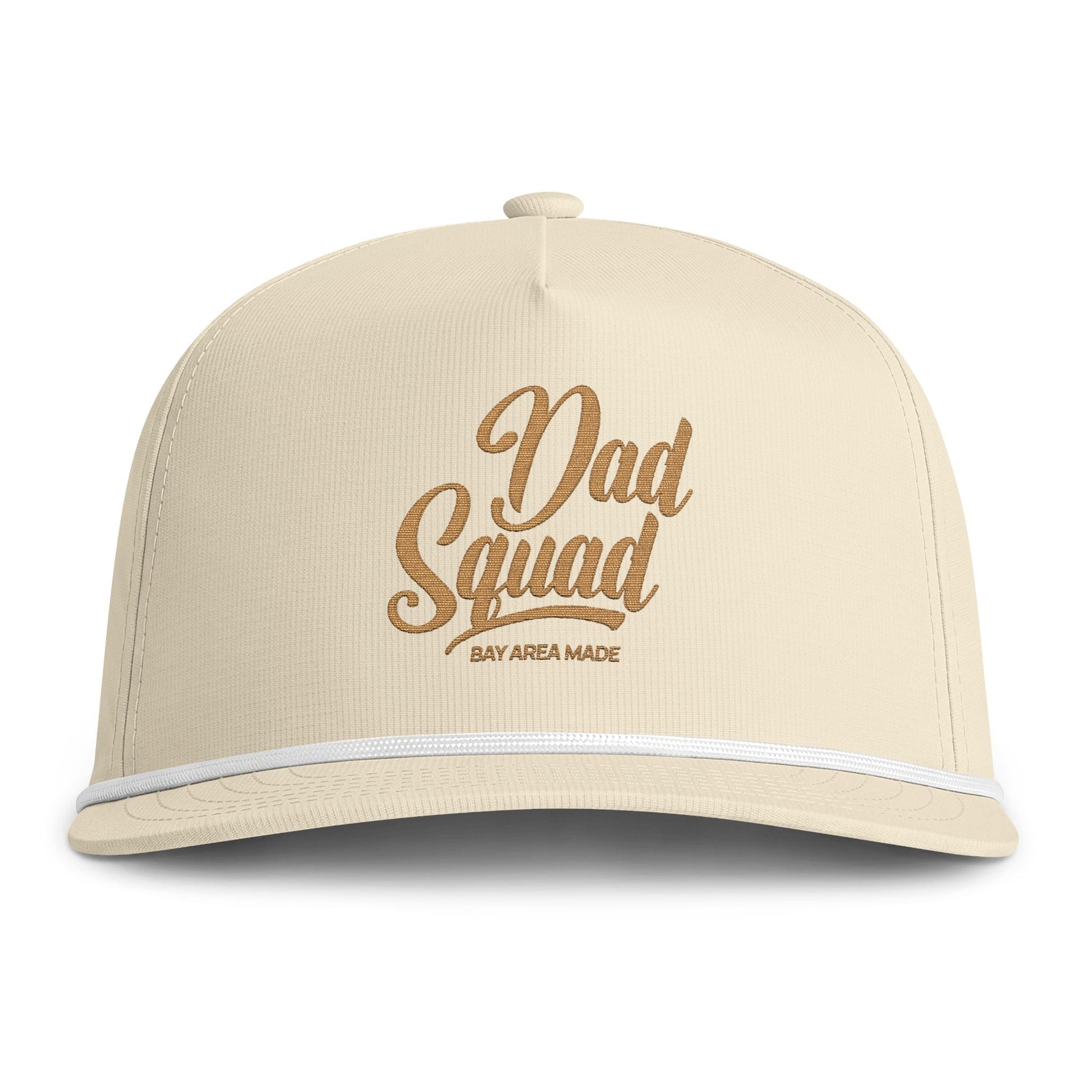 Printify Hats Dad Squad - Ivory Rope Cap Snapback Dad Squad - Ivory Rope Cap Snapback