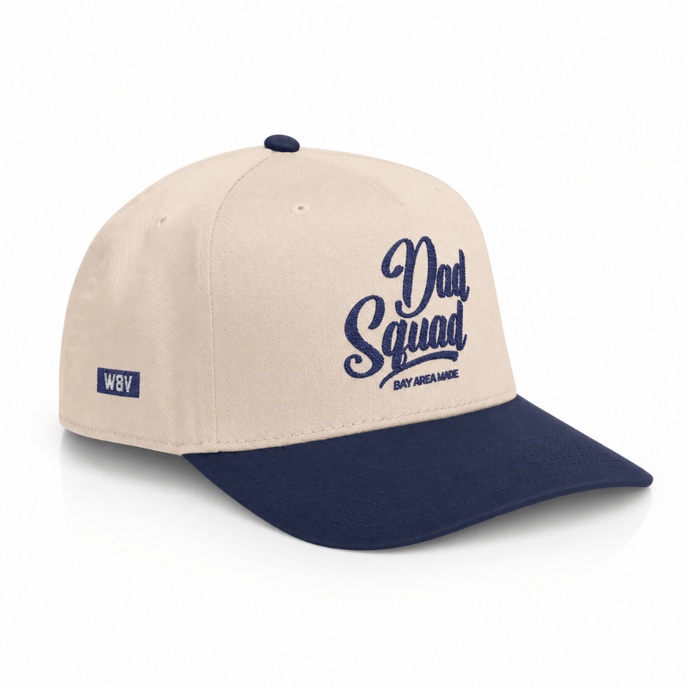 w8v clothing Hats > Baseball Caps > Snapback Hats Dad Squad - Navy Snapback Dad Squad - Navy Snapback