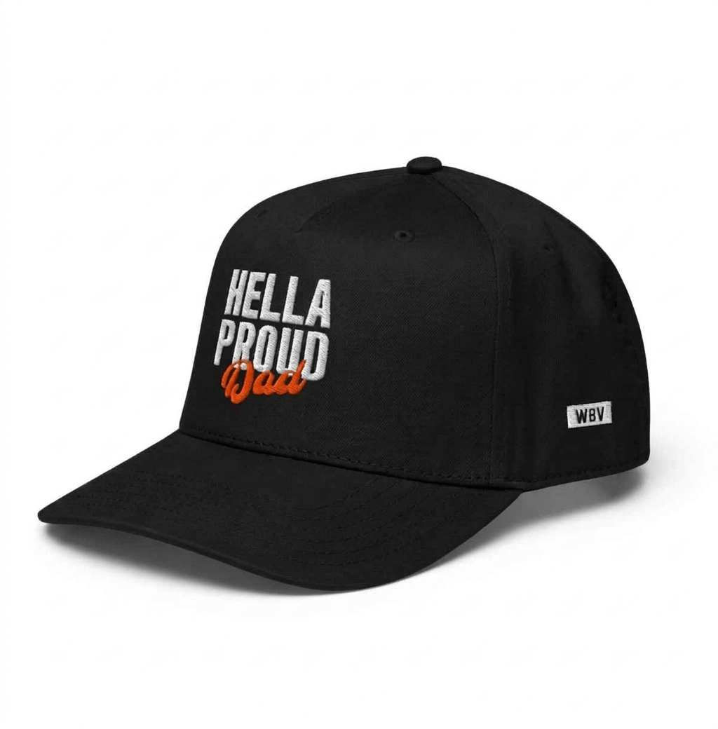 w8v clothing Hats > Baseball Caps > Snapback Hats Hella Proud Dad - Bold Snapback Hella Proud Dad - Bold Snapback