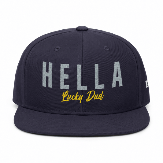 w8v clothing Hats > Baseball Caps > Snapback Hats Hella Proud Dad Navy Snapback Hella Proud Dad Navy Snapback