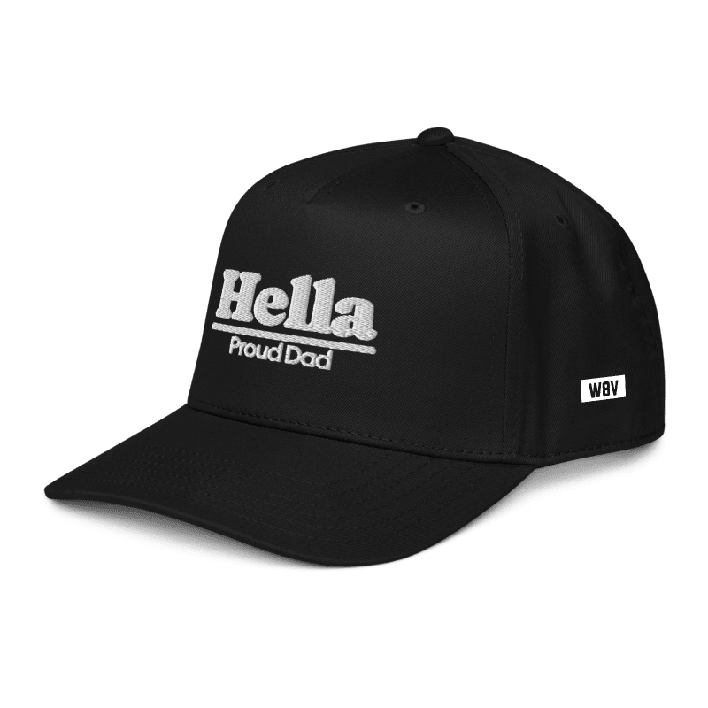 w8v clothing Hats > Baseball Caps > Snapback Hats Hella Proud Dad True BLK Snapback Hella Proud Dad True BLK Snapback
