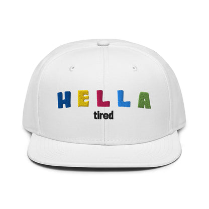 w8v clothing Hats > Baseball Caps > Snapback Hats Hella Tired Bay Area Snapback Hella Tired Bay Area Snapback