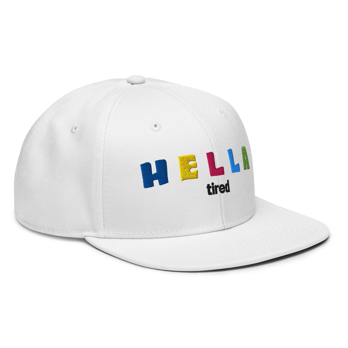 w8v clothing Hats > Baseball Caps > Snapback Hats Hella Tired Bay Area Snapback Hella Tired Bay Area Snapback
