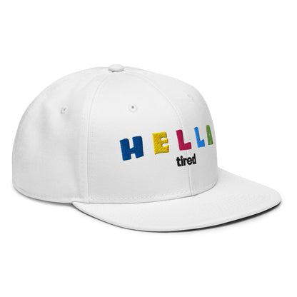 w8v clothing Hats > Baseball Caps > Snapback Hats Hella Tired Bay Area Snapback Hella Tired Bay Area Snapback