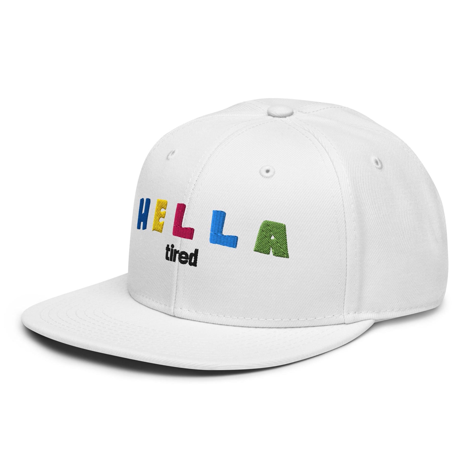 w8v clothing Hats > Baseball Caps > Snapback Hats Hella Tired Bay Area Snapback Hella Tired Bay Area Snapback