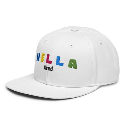 w8v clothing Hats > Baseball Caps > Snapback Hats Hella Tired Bay Area Snapback Hella Tired Bay Area Snapback