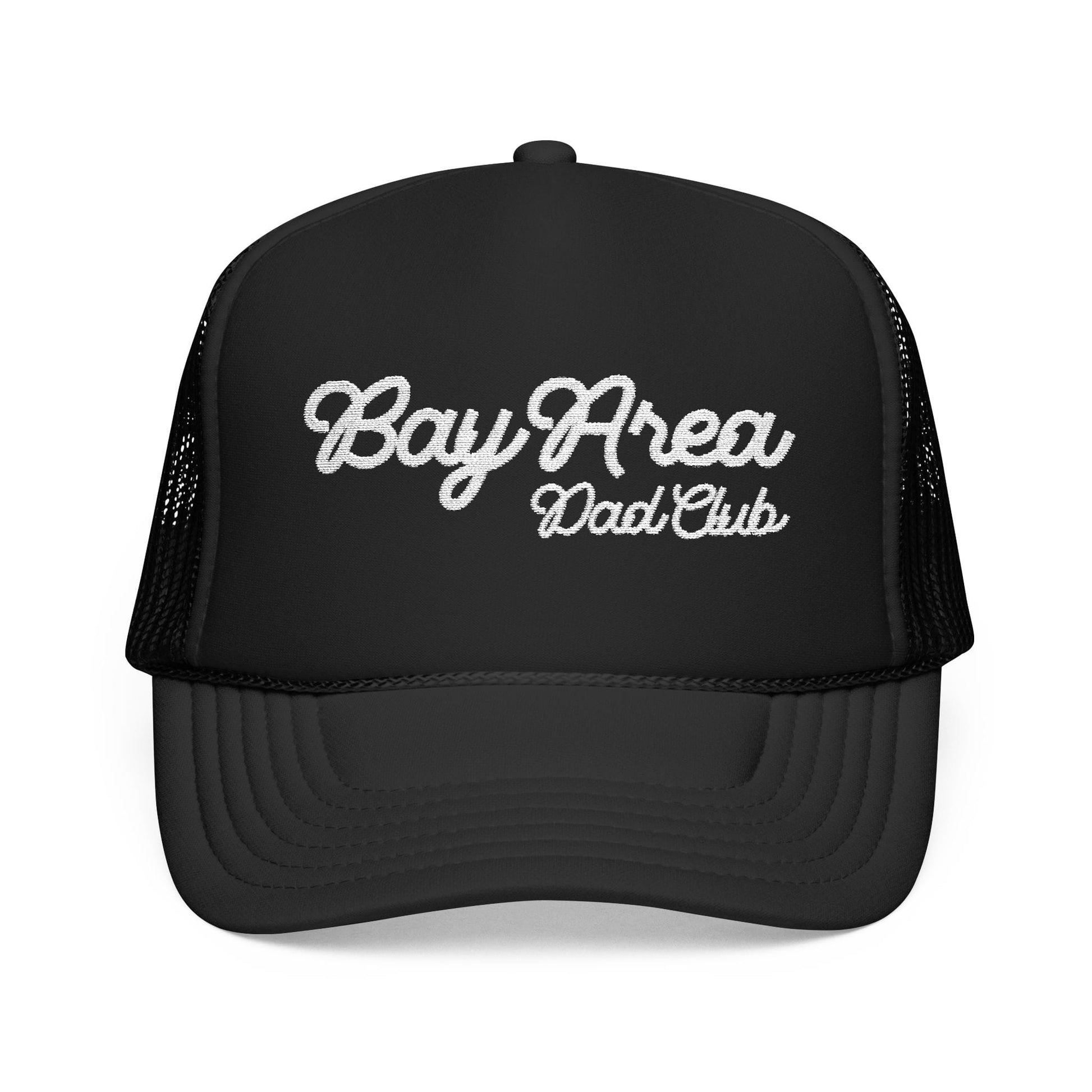 w8v clothing Hats > Trucker Hats Bay Area Dad Club Cursive Trucker Bay Area Dad Club Cursive Trucker