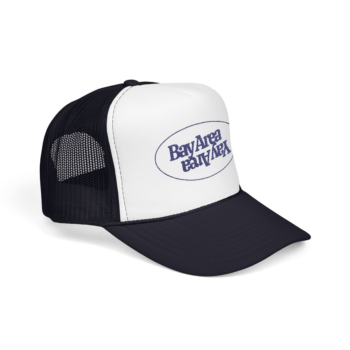w8v clothing Hats > Trucker Hats Bay Yay Area Loop Navy Trucker Bay Yay Area Loop Navy Trucker