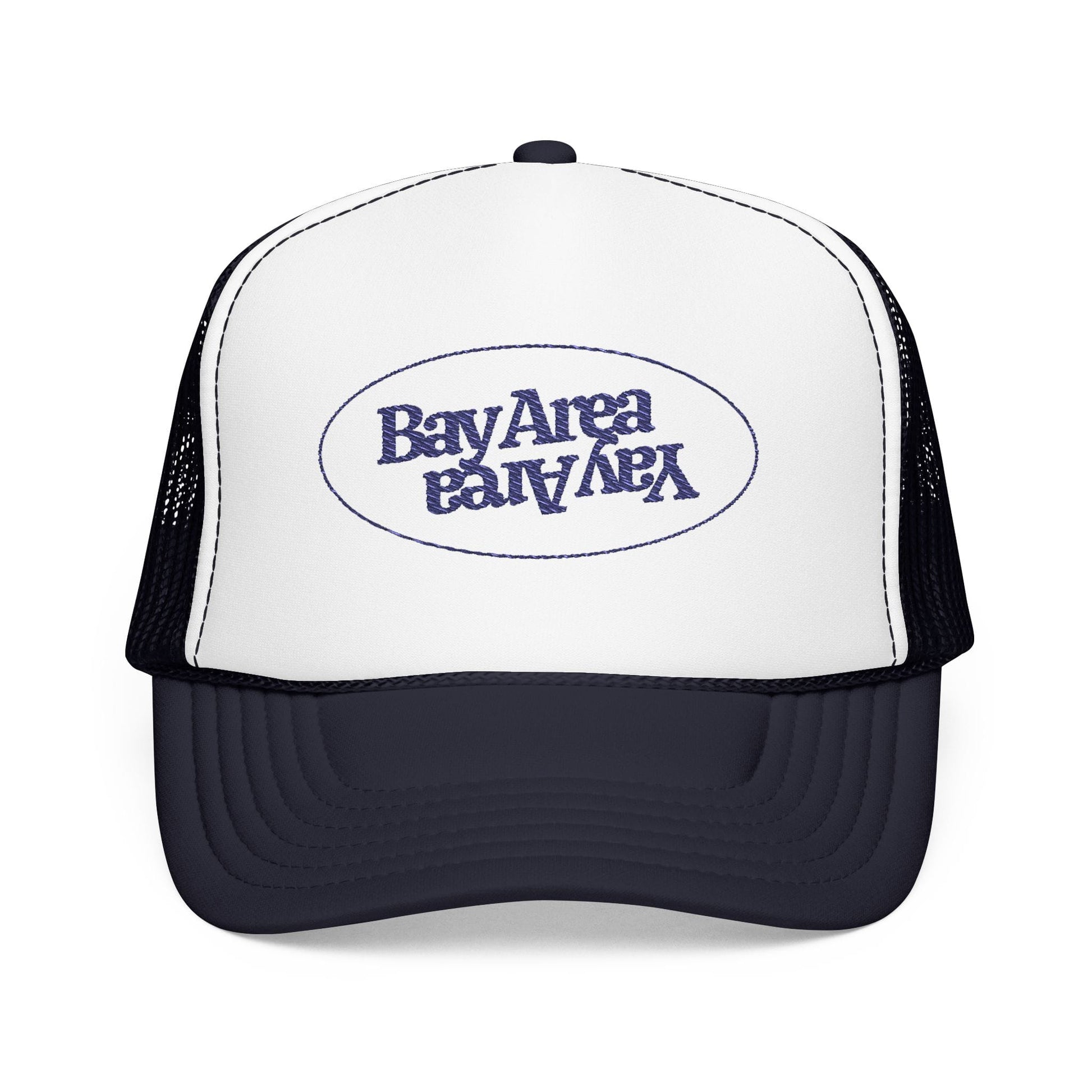 w8v clothing Hats > Trucker Hats Bay Yay Area Loop Navy Trucker Bay Yay Area Loop Navy Trucker