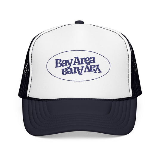 w8v clothing Hats > Trucker Hats Bay Yay Area Loop Navy Trucker Bay Yay Area Loop Navy Trucker