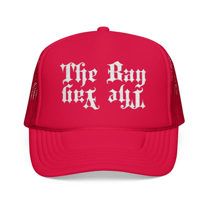 w8v clothing Hats > Trucker Hats Black Letter The Bay Trucker Black Letter The Bay Trucker