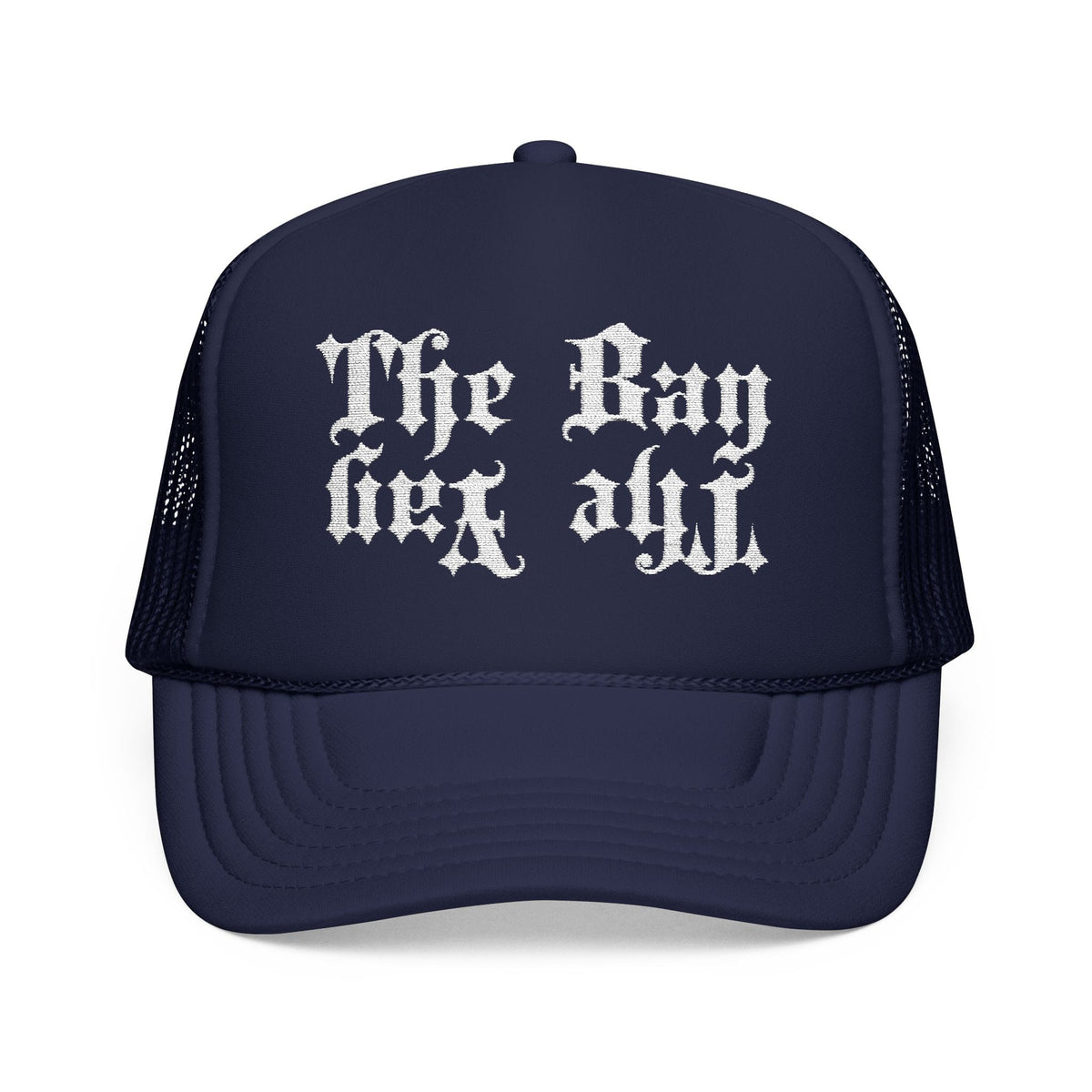 w8v clothing Hats > Trucker Hats Black Letter The Bay Trucker Black Letter The Bay Trucker