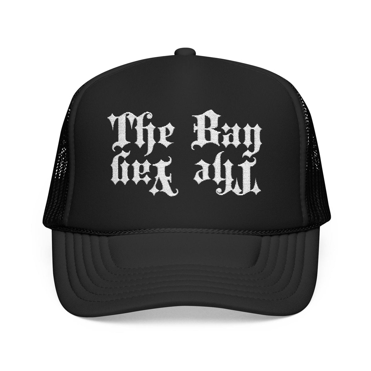 w8v clothing Hats > Trucker Hats Black Letter The Bay Trucker Black Letter The Bay Trucker