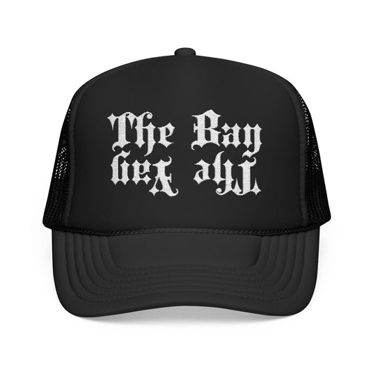w8v clothing Hats > Trucker Hats Black Letter The Bay Trucker Black Letter The Bay Trucker