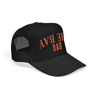 w8v clothing Hats > Trucker Hats Black & Orange Dad Trucker Black & Orange Dad Trucker