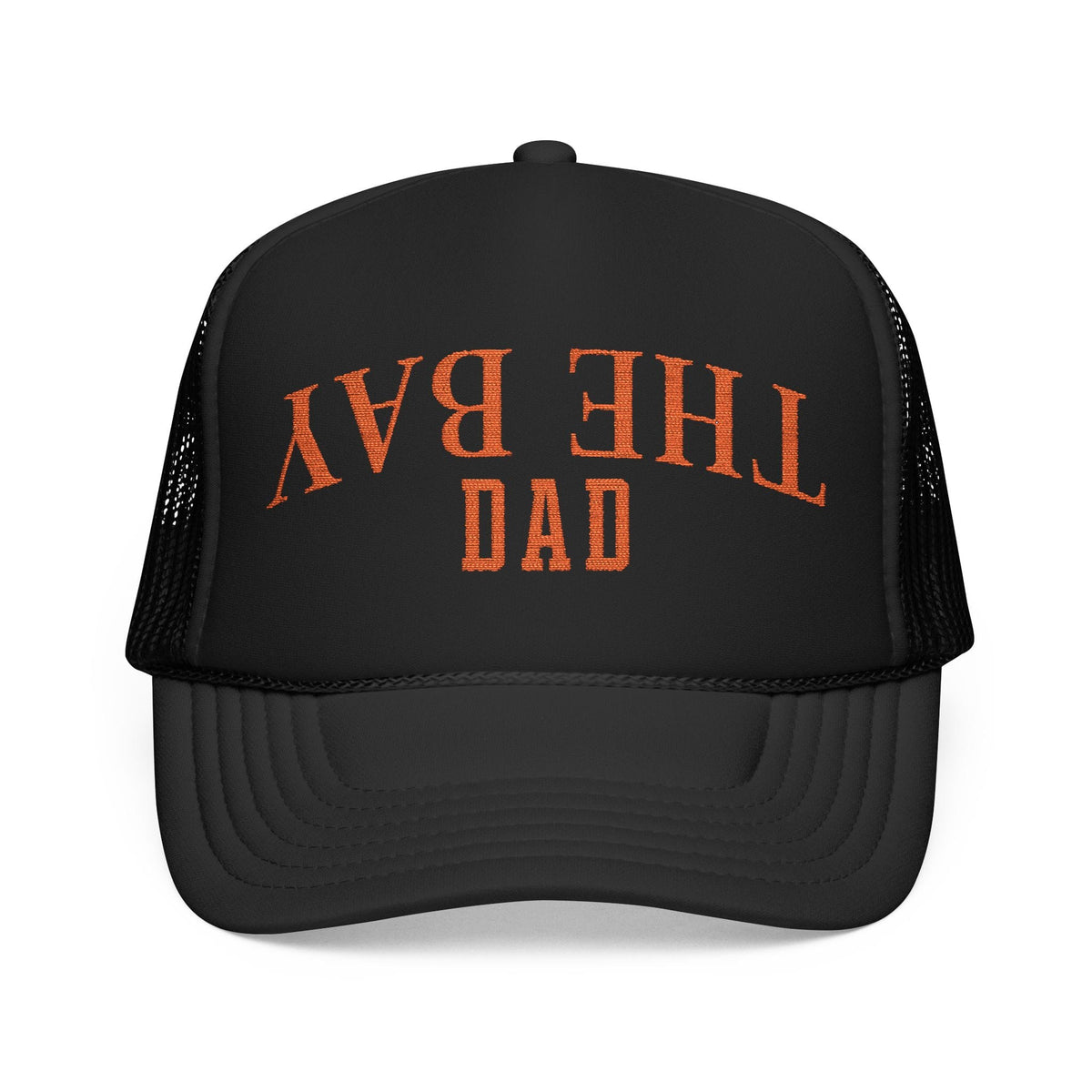 w8v clothing Hats > Trucker Hats Black & Orange Dad Trucker Black & Orange Dad Trucker